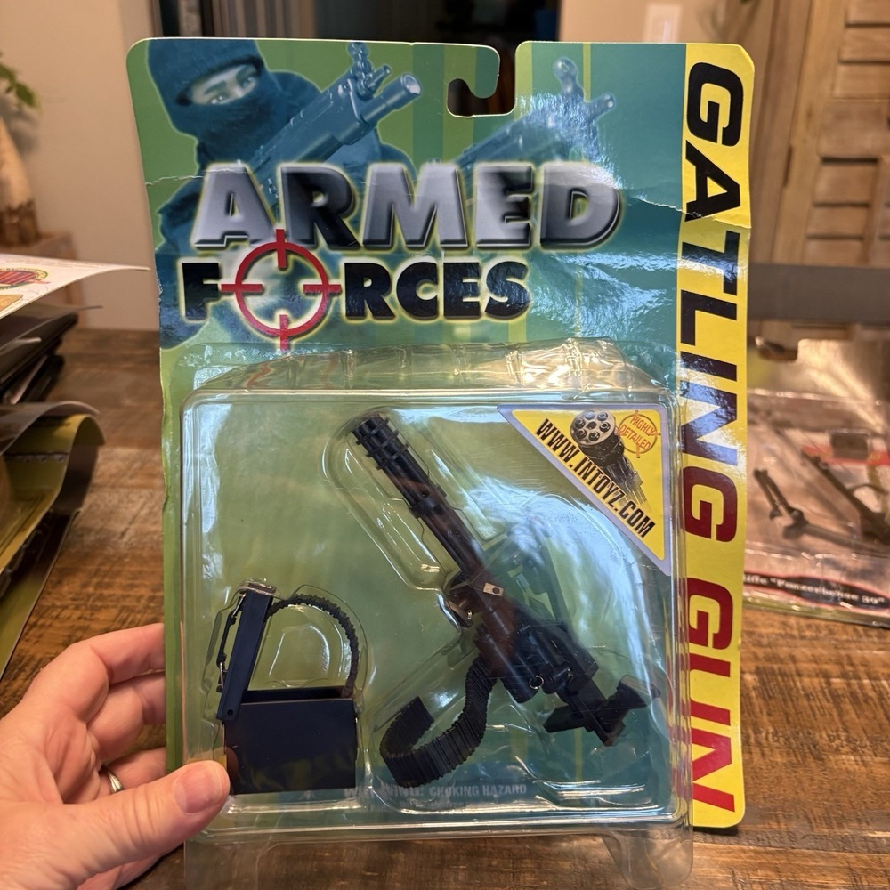 ARMED FORCES Gatling Gun INTOYZ 12" Action Figures